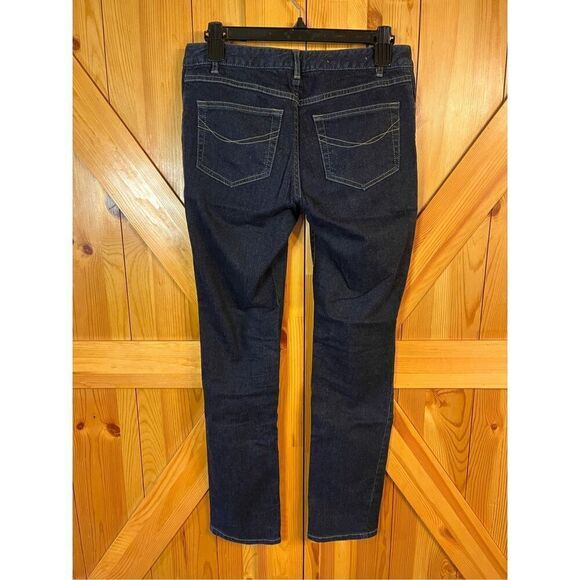 J Jill skinny jeans, stretch size 4 mid rise dark wash (3407) - Picture 4 of 8